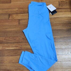 NWT Women's Nike One Pocketed High-Waisted 7/8 Ankle Leggings - Purple - Large